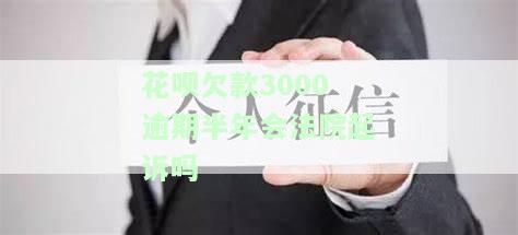 花呗欠款3000逾期半年会法院起诉吗知乎，花呗欠款3000元逾期半年，是否会遭到法院起诉？——知乎用户疑问解答