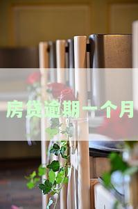 房贷逾期一个月下个月一起交有问题吗，房贷逾期一个月，下个月一起还会有问题吗？