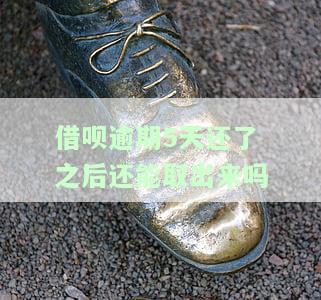 借呗逾期5天还清后能否再次借款？对征信有影响吗？