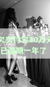 欠支付宝10万逾期一年，后果严重，如何处理？