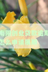 创业贷款怎么申请期还款，如何申请创业贷款期还款？步骤详解