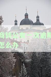 商转公有一次逾期怎么办-商转公有逾期记录怎么办