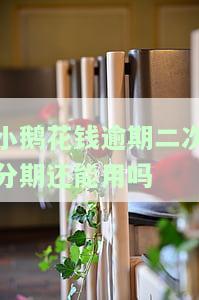 小鹅花钱逾期两次，警惕！小鹅花钱逾期两次可能带来的后果