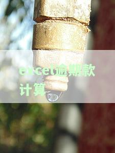 excel逾期天数公式，如何使用Excel计算逾期天数：一份全面的公式指南