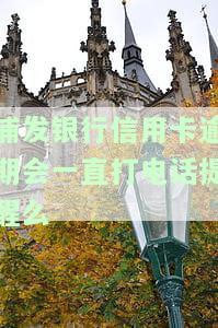 2021年浦发信用卡逾期新法规全解析