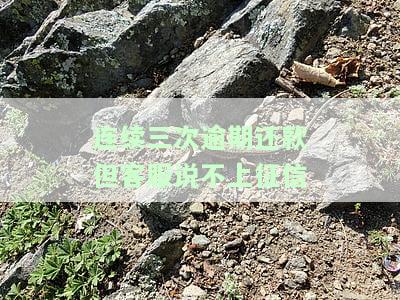 连续逾期三次但是都还了，三次连续逾期，但均成功还款：经验分享与建议