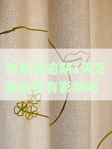 你我贷逾期一个月会如何影响支付宝？
