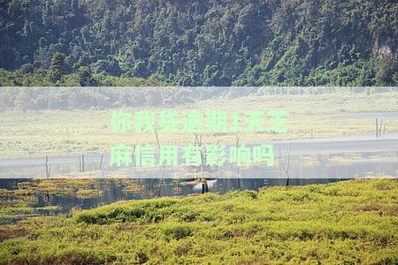 你我贷逾期1天芝麻信用有影响吗