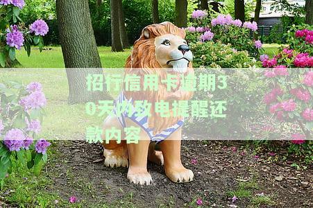 招行信用卡逾期30天内致电提醒还款内容是什么，了解招行信用卡逾期30天内的还款提醒内容