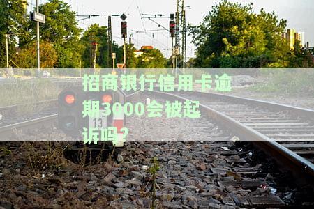 招商银行信用卡逾期3000会被起诉吗知乎，知乎：招商银行信用卡逾期3000元是否会面临诉讼风险？