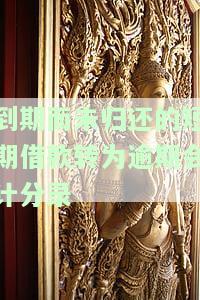 如何处理到期无法归还的短期借款？