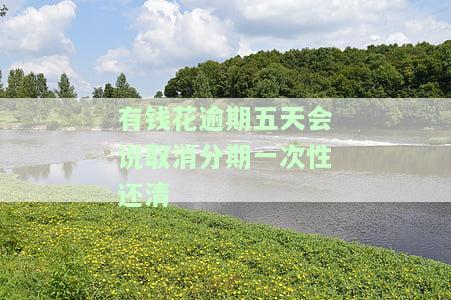 有钱花逾期五天会说取消分期一次性还清吗，逾期五天，有钱花是否会要求取消分期并一次性还清？