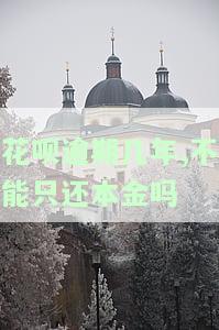 花呗逾期几年,不能只还本金吗为什么，为何花呗逾期几年，不能只还本金？