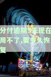 分付逾期5天现在用不了,要多久恢复-分付逾期5天现在用不了,要多久恢复额度
