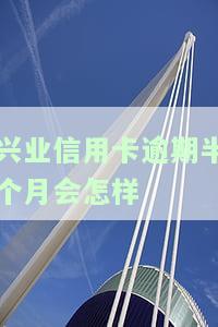 兴业信用卡逾期半个月会怎样处理？是否有半年以上逾期情况？