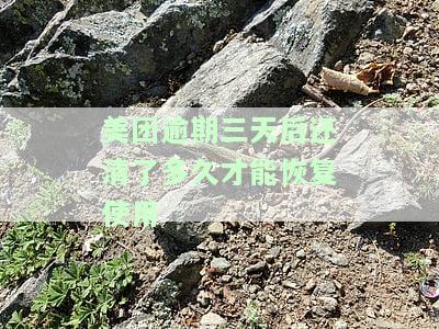 美团逾期三天后还清了多久才能恢复使用额度，美团逾期还款后，多久能恢复正常使用额度？