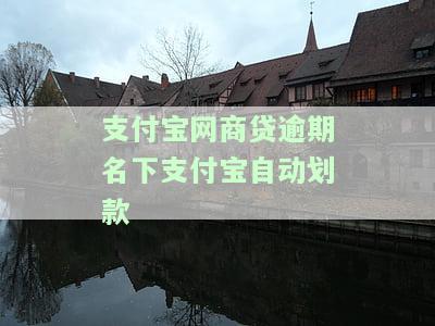 支付宝网商贷逾期名下支付宝自动划款怎么办，如何处理支付宝网商贷逾期导致的自动扣款问题？