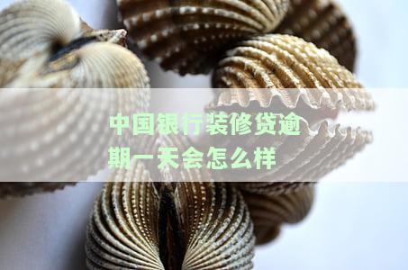 中国银行装修贷逾期一天会怎么样