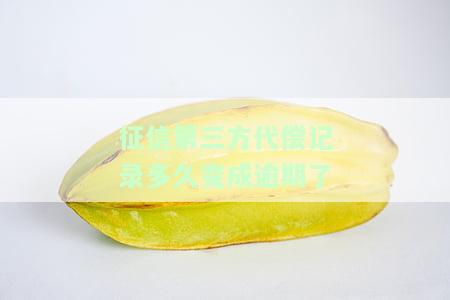 征信上的第三方代偿是什么意思，「解读」征信报告中的“第三方代偿”究竟意味着什么？