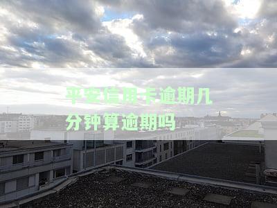 平安信用卡逾期几分算逾期？后果严重吗？