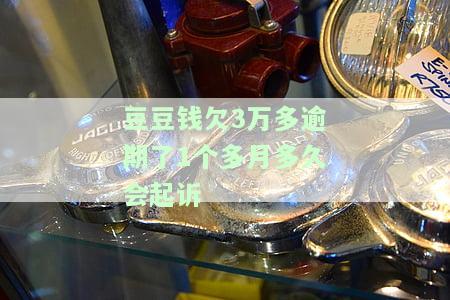 欠豆豆钱35000千逾期了多久会起诉，关于欠款问题：豆豆钱35000逾期多久会被起诉？