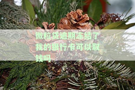 微粒贷逾期冻结蓄卡银行卡，重要提示：微粒贷逾期可能导致蓄卡冻结，请及时还款