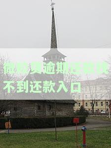 微粒贷逾期还款找不到入口？解决方法在此！
