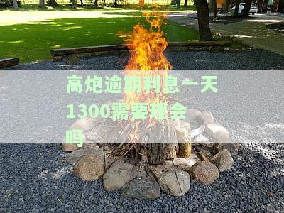 高炮逾期后利息太高？解决方法及利息是否会持续上涨解析