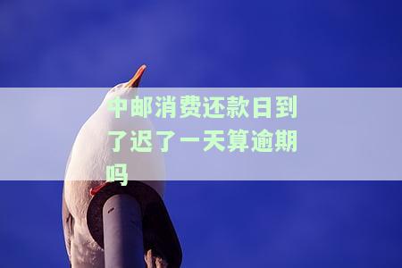 中邮消费还款日到了迟了一天算逾期吗