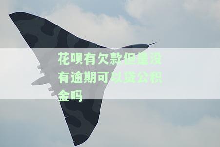 花呗有欠款但未逾期能申请公积金贷款及还款方式，对购房有影响吗？