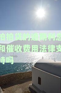 拍拍贷逾期费用那么高，合法吗？受法律保护吗？