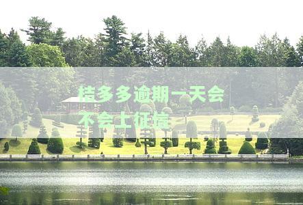 桔多多逾期一天会否上征信？有何影响？