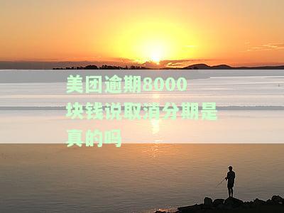 美团已结案8点取消分期承担违约金对接央行征信，美团处理8点前已完成的分期申请，需承担违约金并对接央行征信