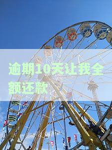 逾期10天让我全额还款什么意思，逾期10天全款还款，你理解其中的含义吗？