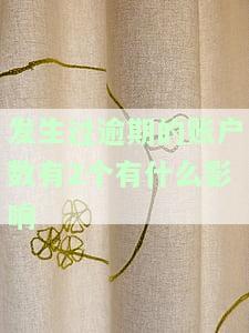 发生过逾期的账户数5个，逾期账户数达5个，需引起重视