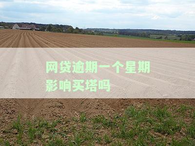网贷逾期一个星期：关系重大吗？影响大吗？