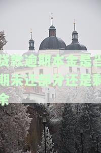贷款逾期本金是当期未还部分还是剩余