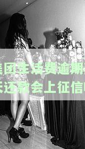 美团生活费逾期两天还款的影响是什么？