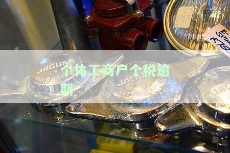 个体工商户个税逾期申报解决方案：如何处理？需要哪些手续？