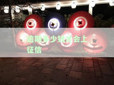 逾期多少钱才能上征信，逾期金额达到多少会记录在个人征信中？