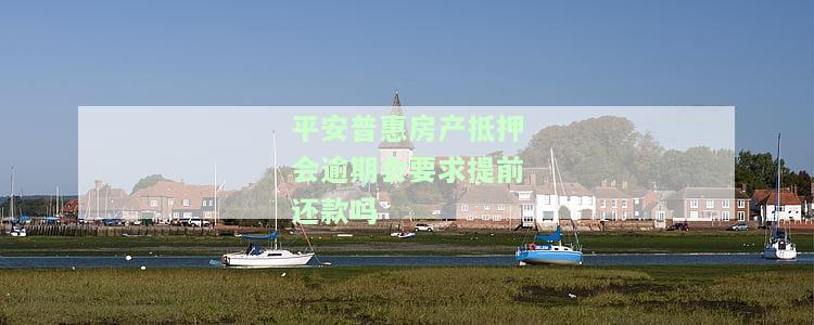 平安普房屋抵押贷还不起了，深陷困境：平安普房屋抵押贷无力偿还