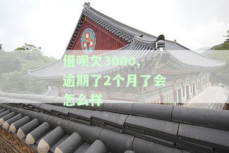 借呗逾期3000会怎么样，逾期3000元，借呗会有哪些后果？