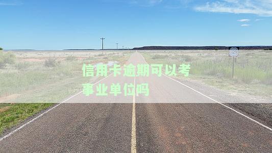 欠信用卡可以考事业单位吗，关于欠信用卡与考事业单位的问题，你需要了解的事