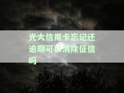 光大逾期忘记还款了怎么办，如何处理光大信用卡逾期未还款的情况？