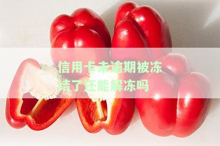 无逾期信用卡被冻结后多长时间可重新申请？
