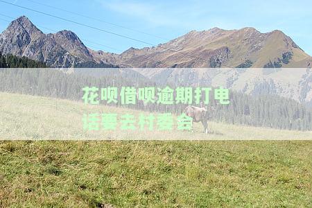 花呗借呗逾期了会不会打电话给村委会，花呗、借呗逾期后，真的会打电话给村委会吗？