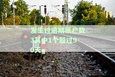 发生过逾期账户数6，未出现90天以上逾期情况