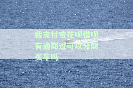 支付宝花呗逾期能否贷款买车？安全性如何？