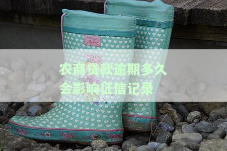 农商贷款逾期多久会影响征信记录消除，农商贷款逾期时间长短对征信记录的影响及消除方式