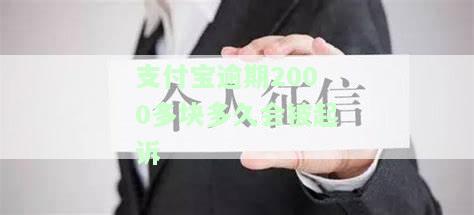 支付宝逾期2000多块多久会被起诉？影响因素及应对措